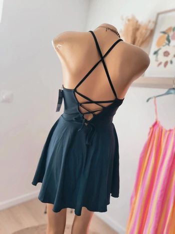 🌞 Robe de bain noire élégante - Taille S (36) - Neuve avec étiquettes 🌞