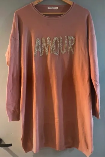 Pull long love look amour en L/XL