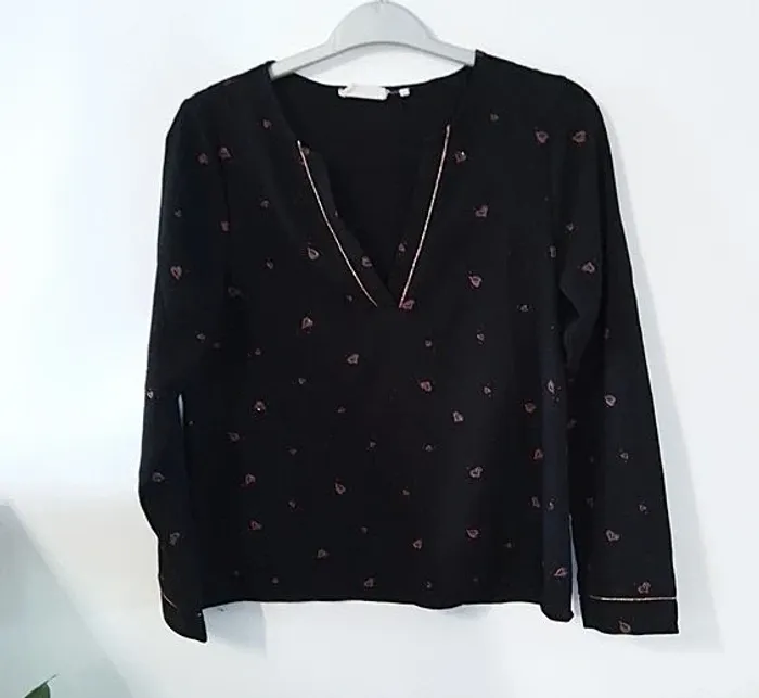Blouse taille 2 - 100% polyester - Cherry Paris - photo numéro 9