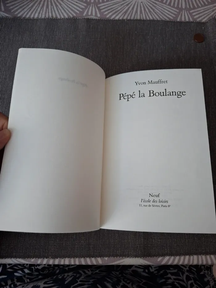 Livre Roman enfants Pépé la Boulange 10 11 ans - photo numéro 5