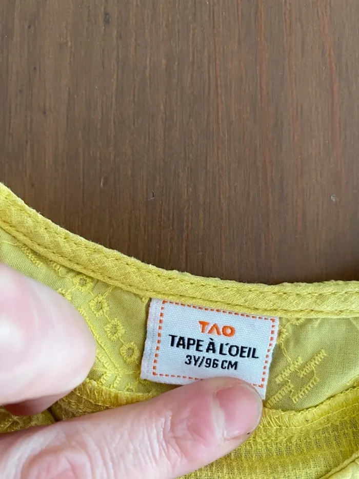 Blouse sans manche tape à l’œil jaune - photo numéro 4