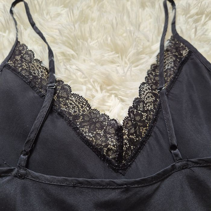Caraco débardeur en 100% soie noir milky - Etam - Taille S : 36 - 38 - photo numéro 6