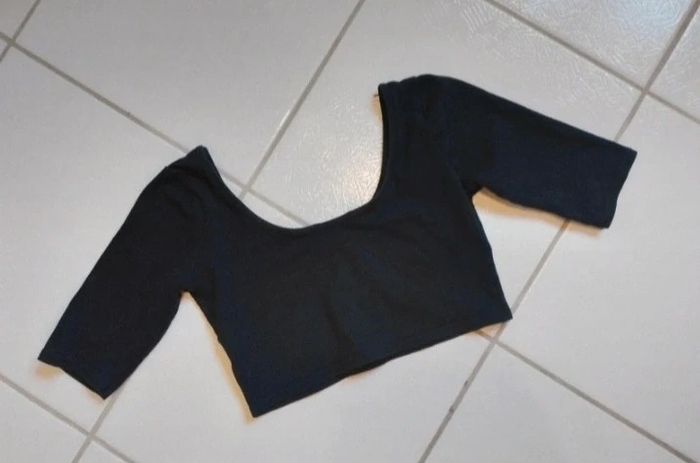 T-shirt femme noir Crop top Jennyfer - photo numéro 9
