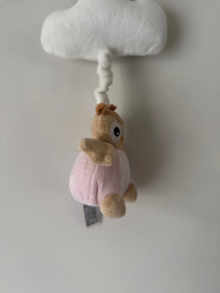 🧸 mobile musical transportable  my Teddy- bébé fille - hibou nuage - transportable - très bon état - photo numéro 7