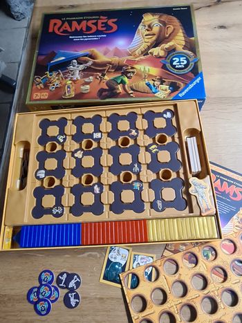 Jeu de société Ramsés Le Pharaon Étourdi Édition Anniversaire 25 ans des éditions Ravensburger, 