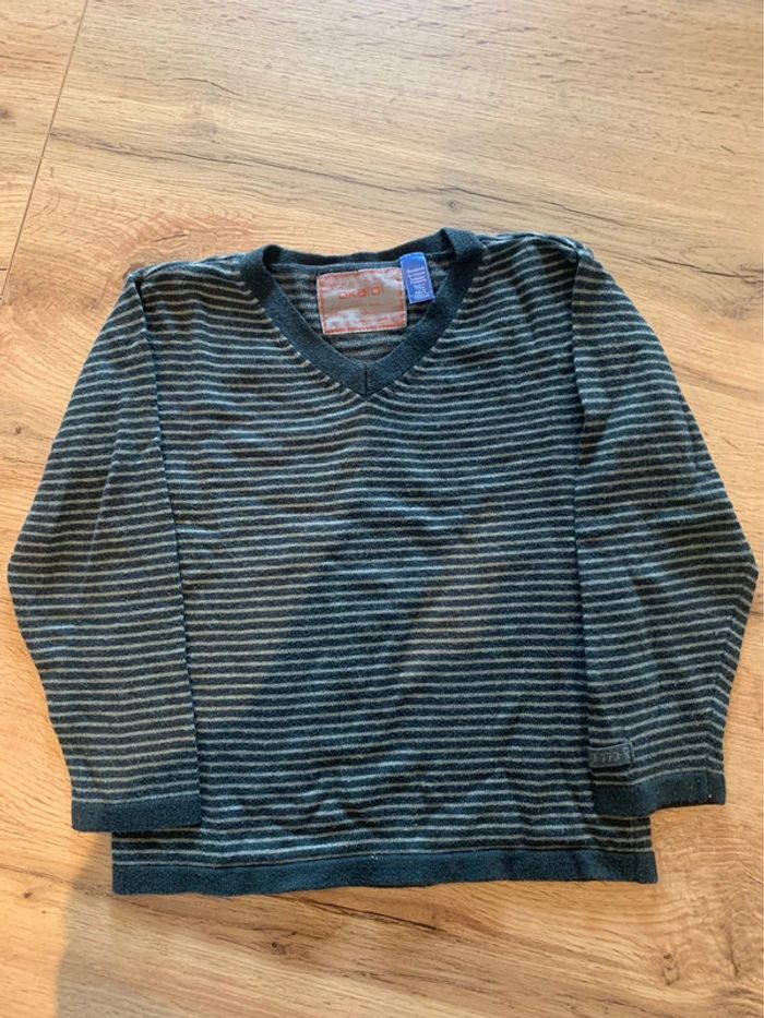 Pull rayé garçon 4 ans Okaidi