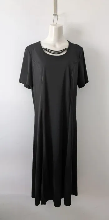 Robe noire longue - Mariella Gelli styliste - taille 46