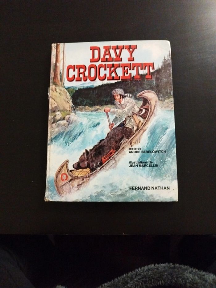 Rare Livre Davy Crockett