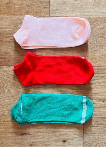 Lot 3 paires de chaussettes basses Taille 38-41 femme