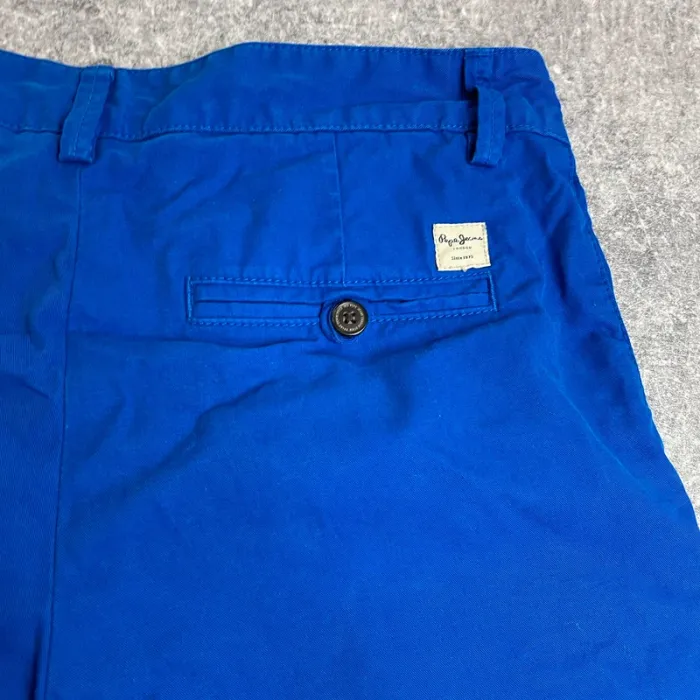 Short Pepe Jeans Bleu Électrique 🌊 Taille 29 – Coupe Regular Fit tendance été - photo numéro 6