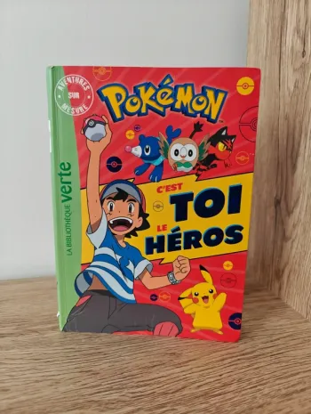 Livre Pokémon C'est toi le héros