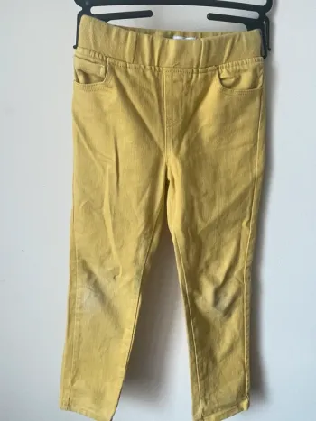 Pantalon slim jaune