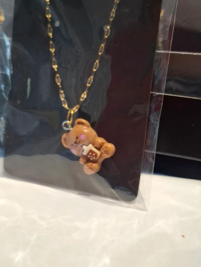 Magnifique collier femme nounours neuf - photo numéro 2