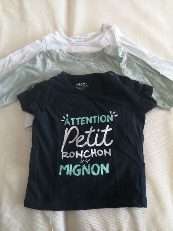3 tee shirt garçon