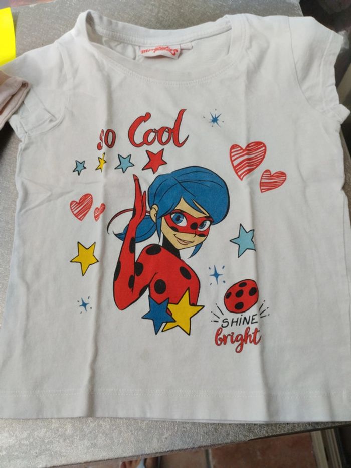 Lot de 3 tee-shirt manches courtes 6 ans fille - photo numéro 4