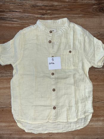Chemise 5 ans