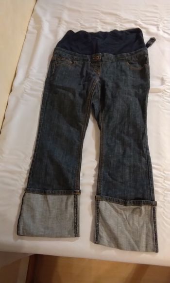 Pantacourt maternité jean