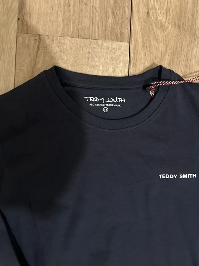 T-shirt à manches longues Dark navy Teddy Smith 12ans - photo numéro 2