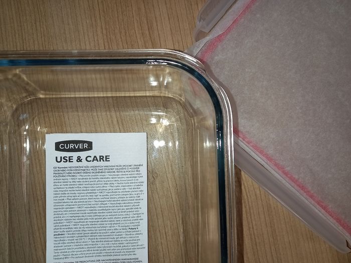 Plat en verre avec couvercle Curver Neuf 1.5l - photo numéro 2