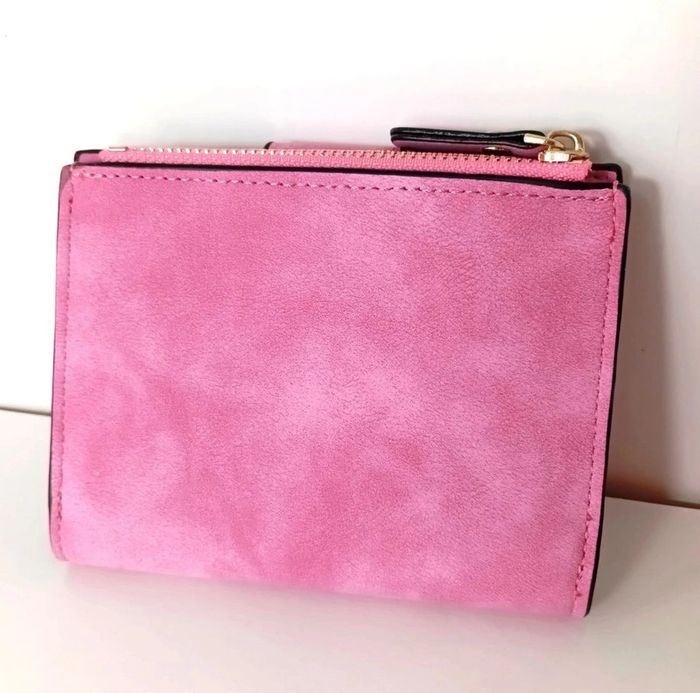 Porte monnaie Rose Pour Femme. Portefeuille Femme - photo numéro 2