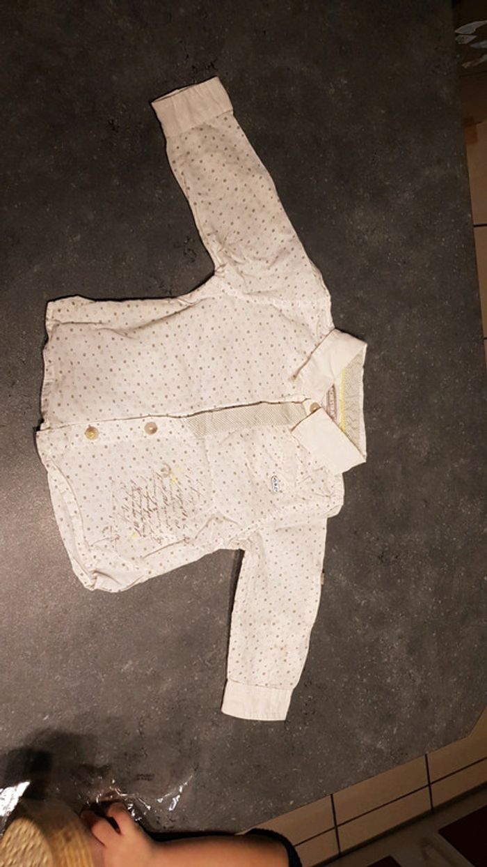 Chemise garçon orchestra 9 mois.