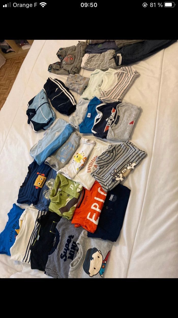 Lot vêtement garçon 6mois