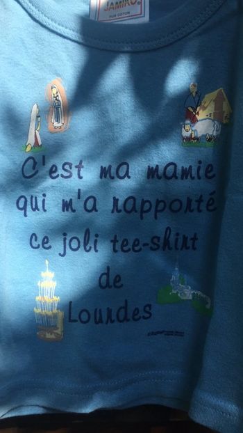 Petit teeshirt de Lourdes