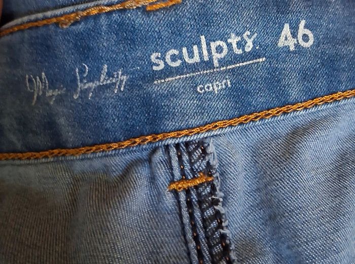 Pantacourt en jean's Magic Simplicity taille 46 - photo numéro 4