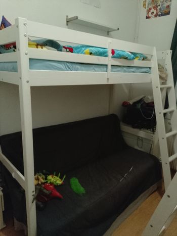 Vends 2 lits mezzanine