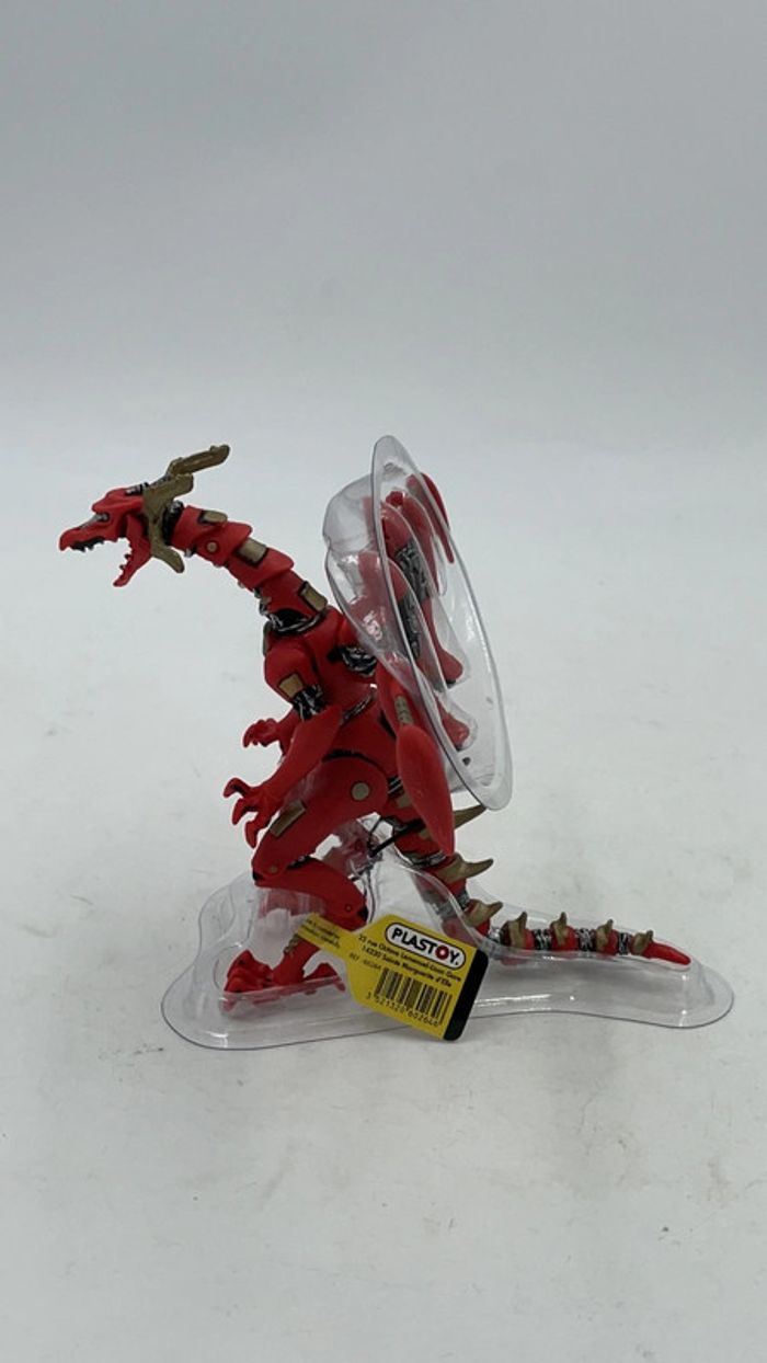 Figurine Dragon rouge et or Plastoy neuf - photo numéro 3
