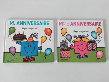 M. Mme Anniversaire 20 cm Livres grand format cartonnés 📚