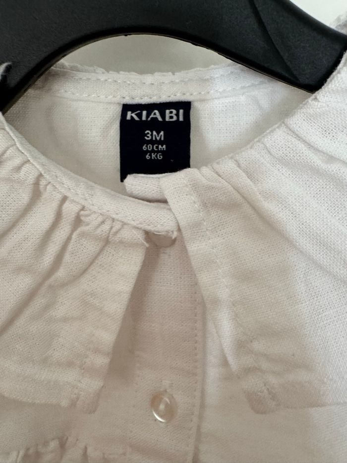 Tunique blanche à col Claudine - photo numéro 2