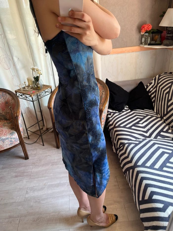 Robe moulante asymétrique Pimkie vintage bohème champêtre Ibiza Summer siren - photo numéro 3
