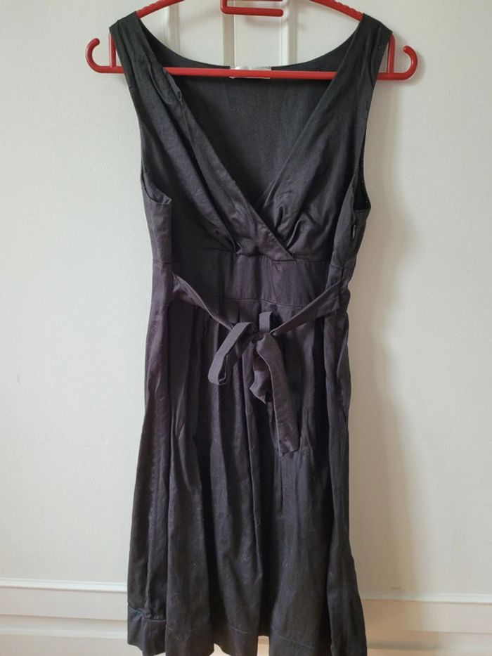 Robe ceinturée noire - photo numéro 2