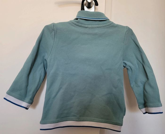 Lot 18 mois salopette ourson en jean et gilet - photo numéro 3