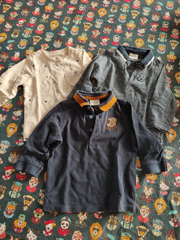 Lot de 3 polo garçon 9 mois