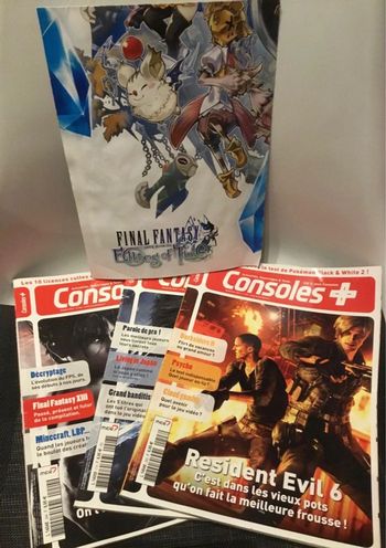 Lot 3 consoles+ et un poster final fantasy 2012