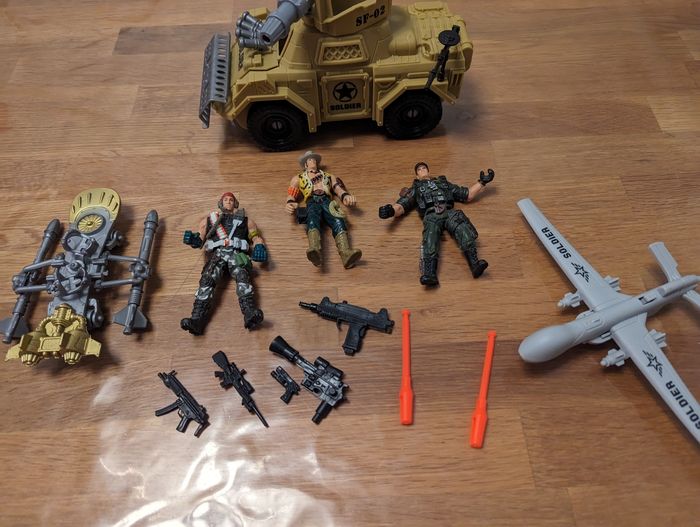 Ensemble militaire figurine 10 cm - photo numéro 6