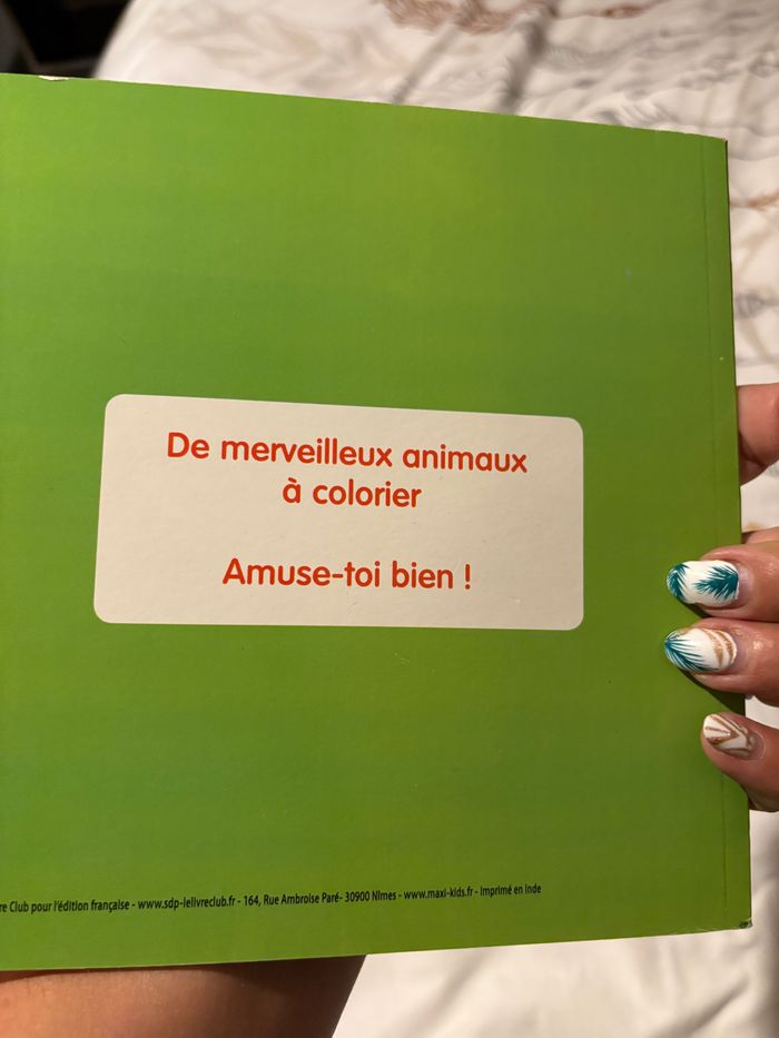 Petit livre de coloriage animaux neuf - photo numéro 2
