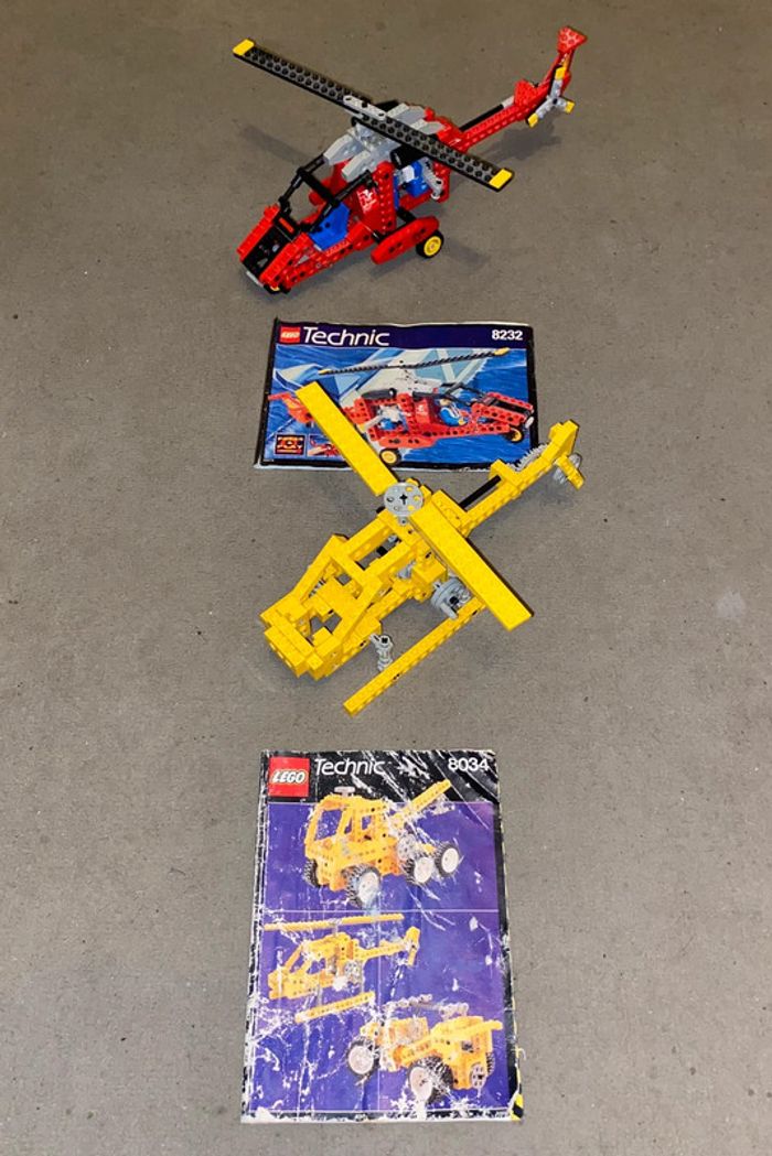 Lot X2 Lego Vintage 8034 + 8232