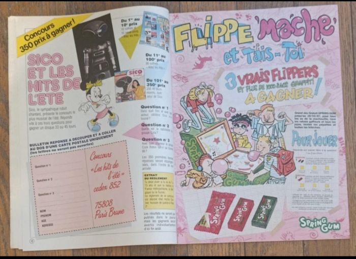 Ancien journal de Mickey Taram bd jeu dont tu es le héros N°1781 de 1986 vintage - photo numéro 8