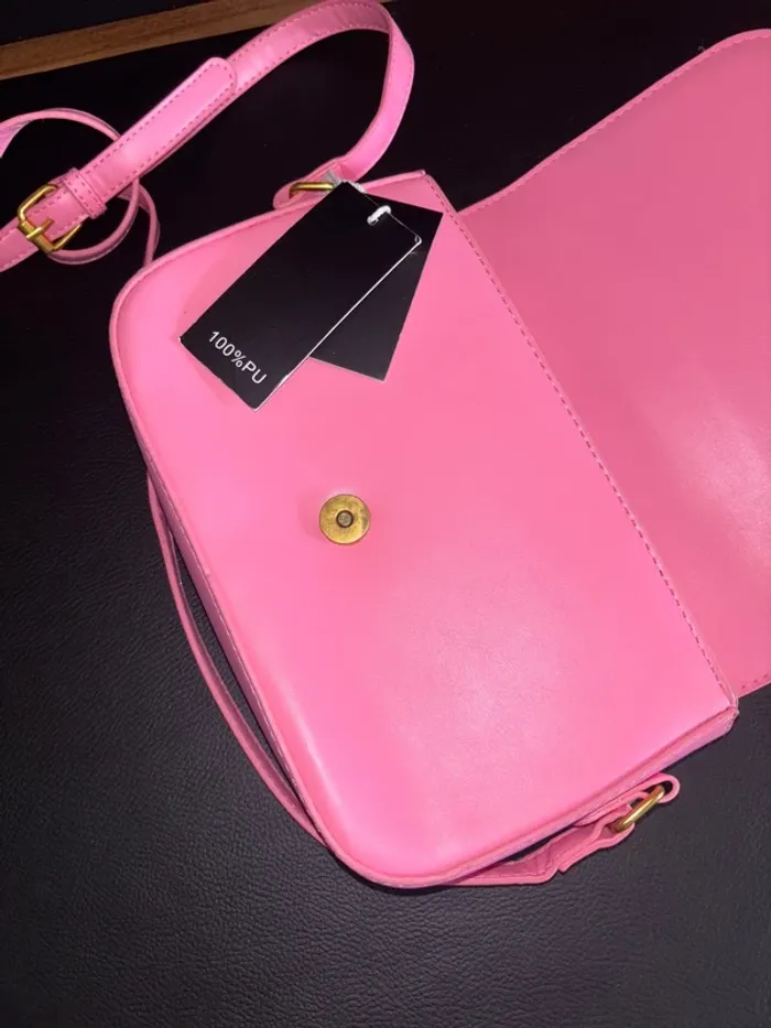 Mignon petit sac bandoulière neuf rose bonbon - photo numéro 7