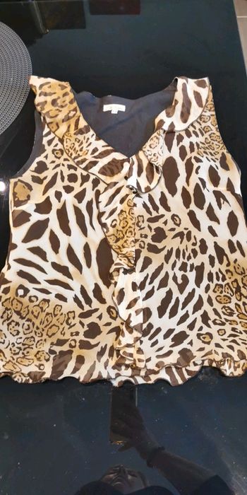Top léopard taille S/M