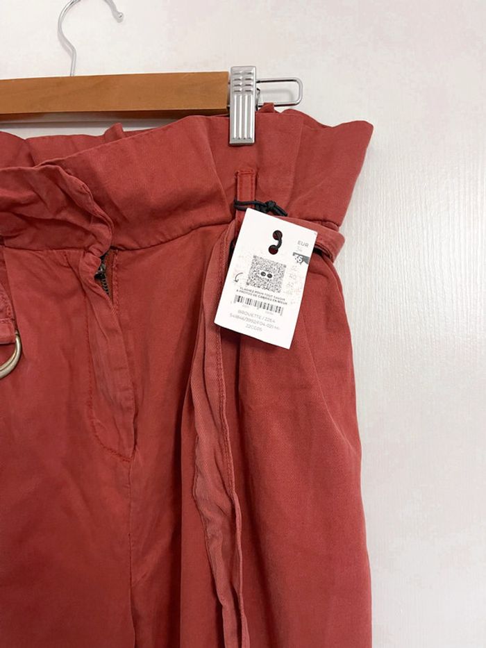 Pantalon neuf avec etiquette Camaieu, ceinture dorée - photo numéro 6