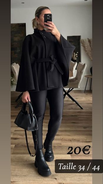 Veste cape chic et décontracté