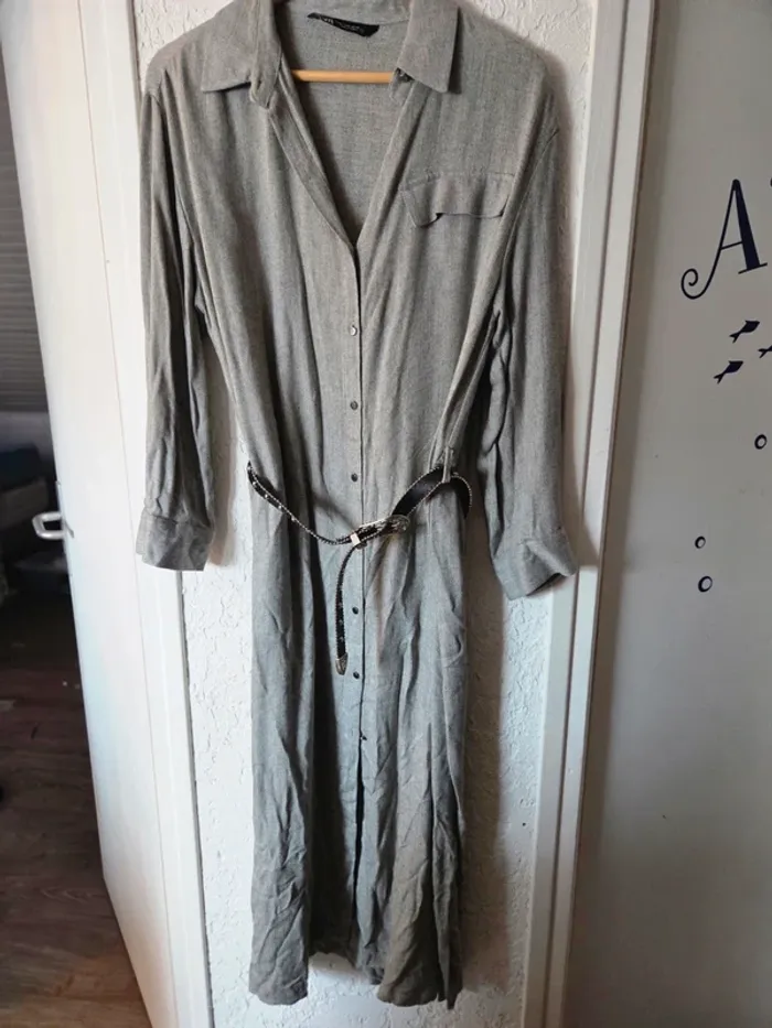 Robe femme manche longue zara