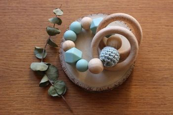 Hochet de dentition bois