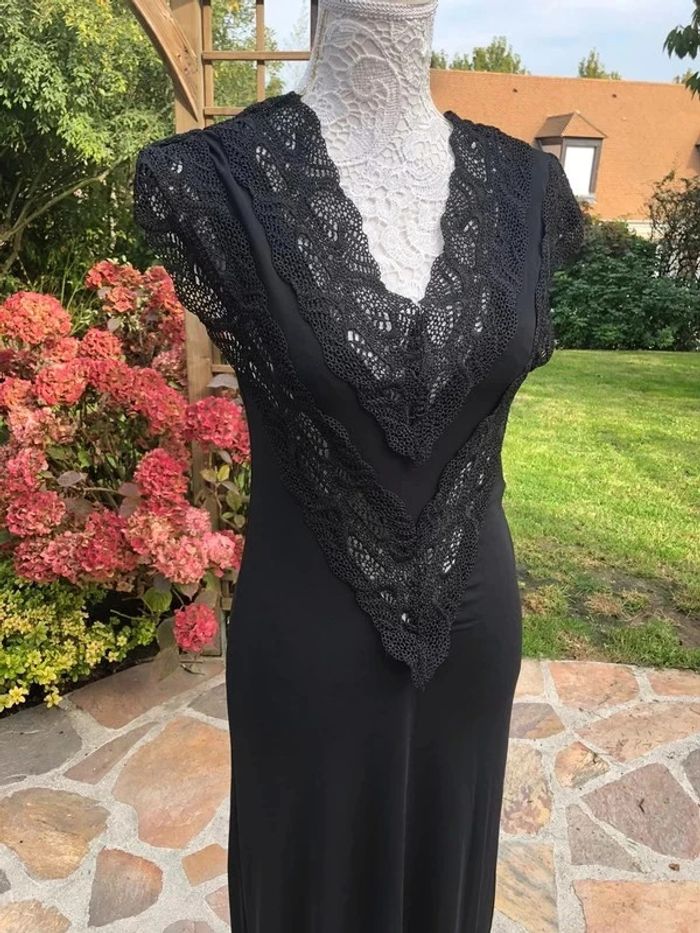 Robe Zara neuve longue noir taille S - photo numéro 6