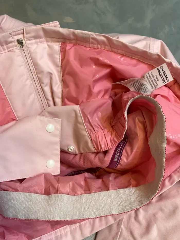 Anorak matelassé rose Décathlon taille 14 ans - n82m - photo numéro 6