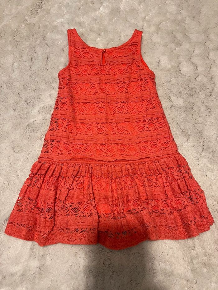 Robe dentelle rose - 6 ans - photo numéro 3